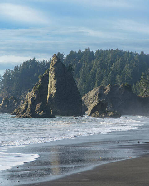 Dramatic Coastal Rock Formations Art Print