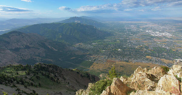 Expansive View From Ben Lomond Summit Poster