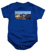 Majestic Mountain Range View Baby One-Piece