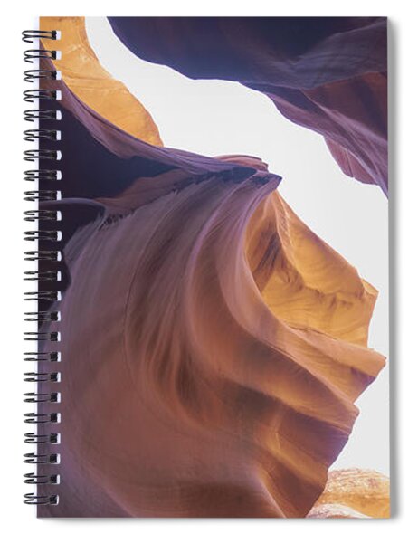 Antelope Canyon Curves And Light Play Spiral Notebook