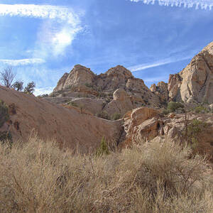 Desert Cliffs in Capitol Reef National Park by Brandon Wichmann