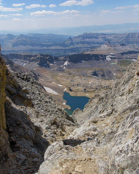 Breathtaking Middle Teton Mountain View Poster