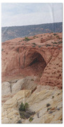 Natural Arch In Desert Landscape Bath Towel