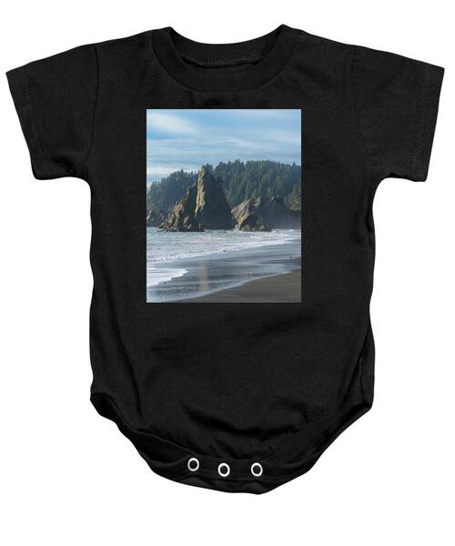 Dramatic Coastal Rock Formations Baby One-Piece
