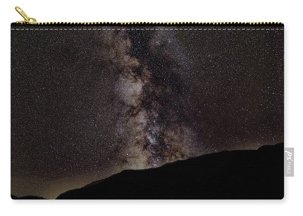 Starry Night Over Mountain Landscape Zip Pouch