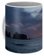 Serene Coastal Sunset with Cliffs Coffee Mug