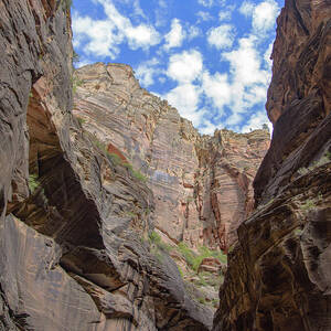 Majestic Canyon Sky View in The Narrows by Brandon Wichmann Majestic Canyon Sky View in The Narrows by Brandon Wichmann
