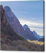 Majestic Zion National Park View Canvas Print