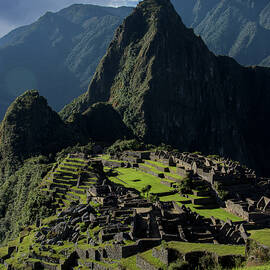 Majestic Ruins in a Mountain Valley