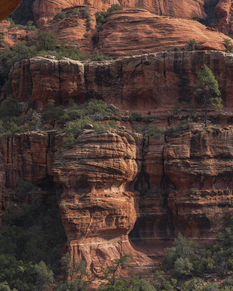 Majestic Red Rock Formations In Sedona Arizona Art Print