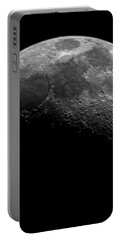 Illuminated Half Of The Moon Portable Battery Charger