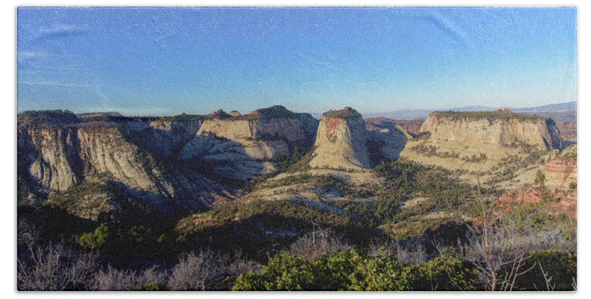 Majestic National Park Canyon Views Bath Towel