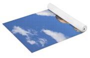 Majestic Mountain Under Clear Blue Sky Yoga Mat