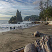 Rugged Coastal Landscape Art Print