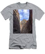 Towering Canyon Cliffs And Blue Sky T-Shirt