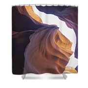 Antelope Canyon Curves And Light Play Shower Curtain