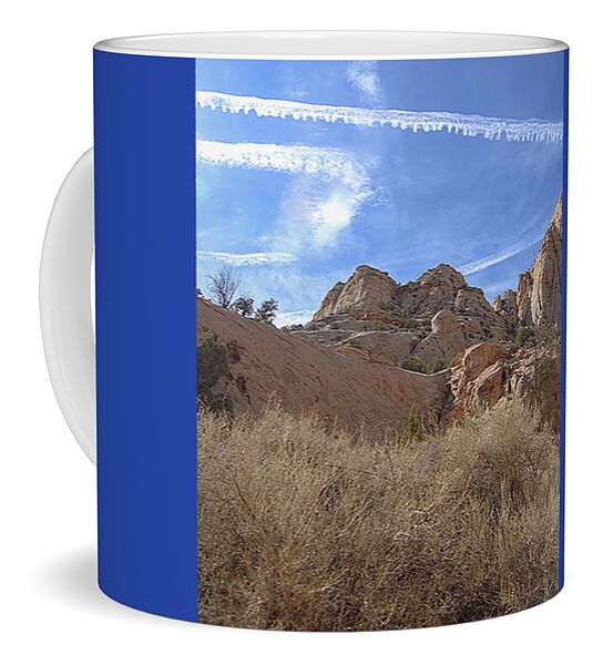 Desert Cliffs In Capitol Reef National Park Coffee Mug
