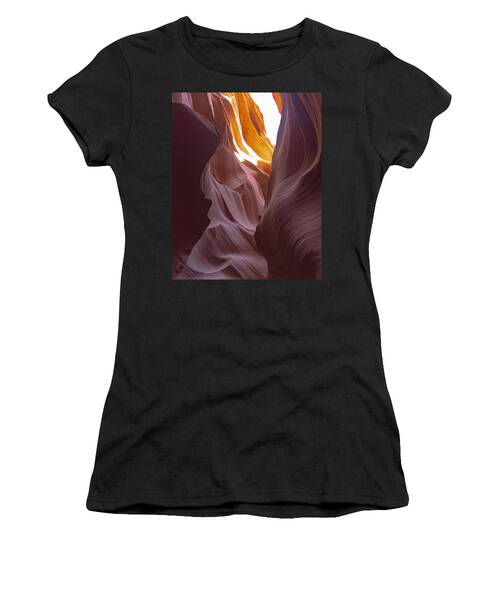 Curves Of Sunlit Antelope Canyon Walls Women's T-Shirt