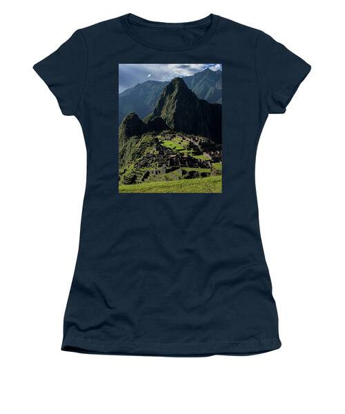 Majestic Ruins In A Mountain Valley Women's T-Shirt