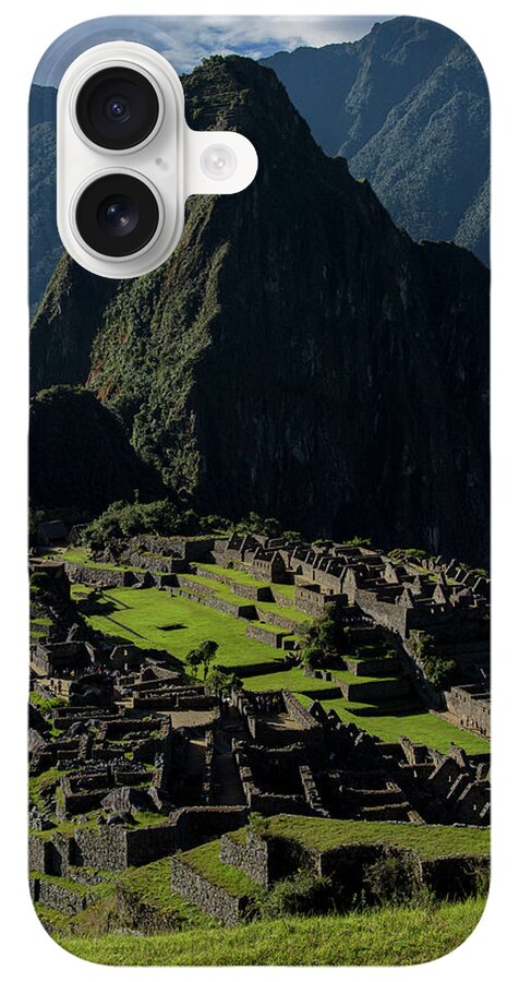 Majestic Ruins In A Mountain Valley iPhone Case