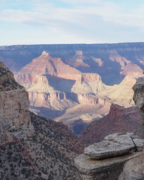 Majestic Grand Canyon Vista At Sunset Poster