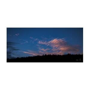 Twilight Over Forested Horizon by Brandon Wichmann Twilight Over Forested Horizon by Brandon Wichmann