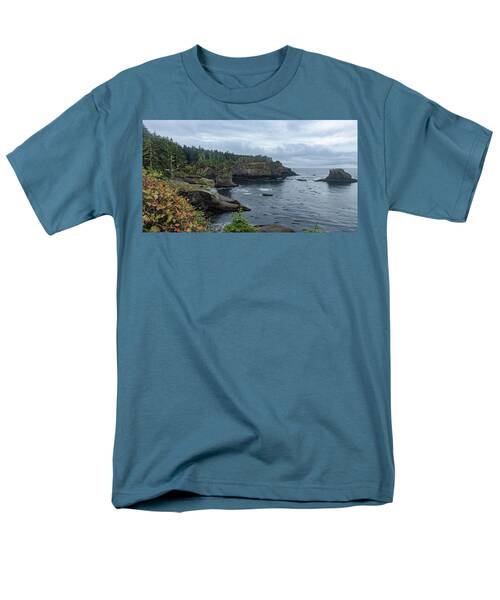 Serene Coastal Cliffs at Dawn Men's T-Shirt  (Regular Fit)