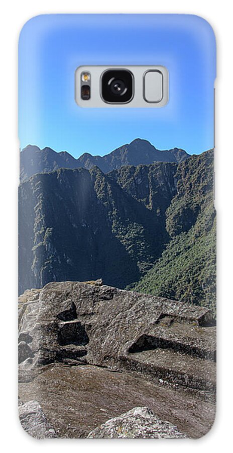 Majestic Mountain Views At Machu Picchu Galaxy Case