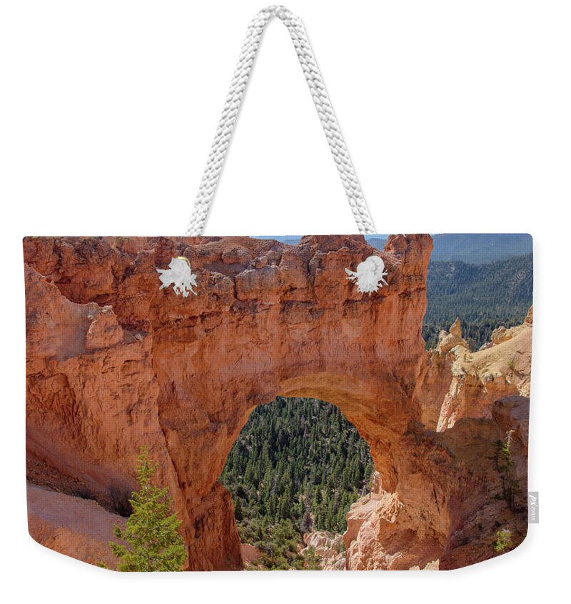 Majestic Natural Rock Arch In Bryce Canyon National Park Weekender Tote Bag