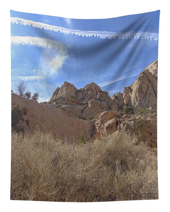 Desert Cliffs In Capitol Reef National Park Tapestry