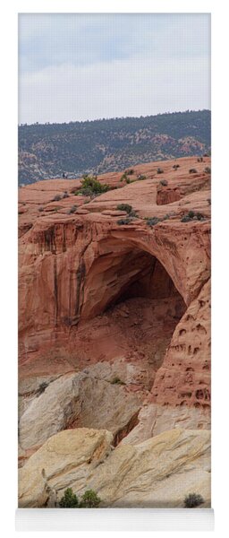 Natural Arch In Desert Landscape Yoga Mat