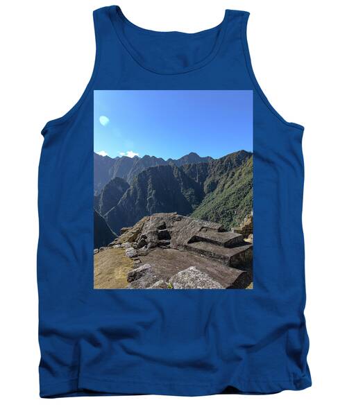 Majestic Mountain Views At Machu Picchu Tank Top