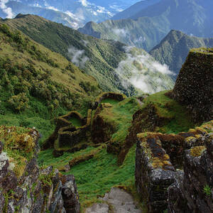 Mysterious Incan Ruins in the Mountains by Brandon Wichmann Mysterious Incan Ruins in the Mountains by Brandon Wichmann