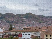 Rooftops and Hills of Cusco Jigsaw Puzzle