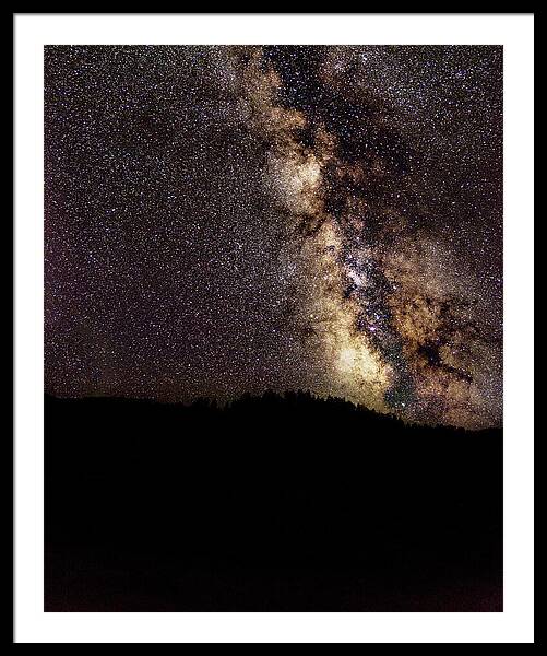 Night Sky Brimming With Stars Framed Print