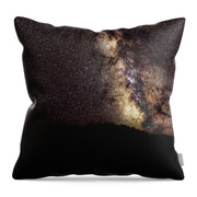 Night Sky Brimming With Stars Throw Pillow