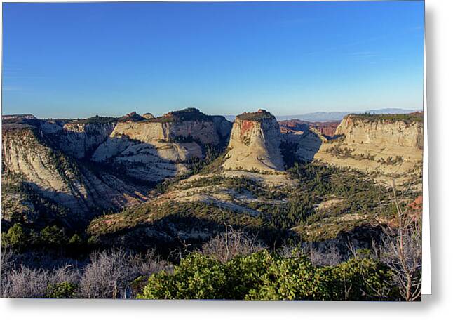 Majestic National Park Canyon Views Greeting Card