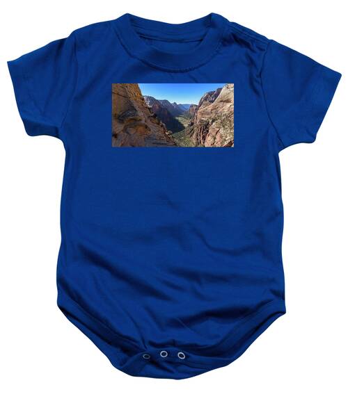 Breathtaking Zion Canyon View Baby One-Piece