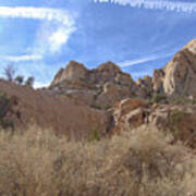 Desert Cliffs In Capitol Reef National Park Poster