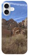 Desert Cliffs In Capitol Reef National Park iPhone Case