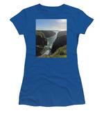 Dramatic Coastal Cliff Scene Women's T-Shirt