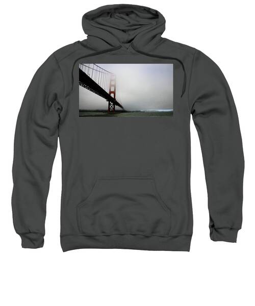 Golden Gate Bridge Disappears Into Misty Fog Sweatshirt