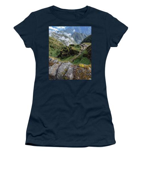 Misty Mountain Pathway Of The Inca Trail Women's T-Shirt