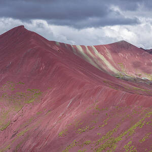Vibrant Red Mountain Landscape by Brandon Wichmann Vibrant Red Mountain Landscape by Brandon Wichmann