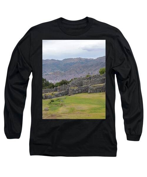 Saqsaywaman Incan Ruin In Cusco Peru Long Sleeve T-Shirt