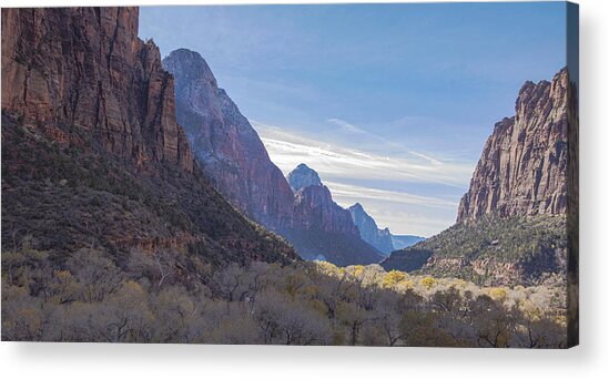 Majestic Zion National Park View Acrylic Print