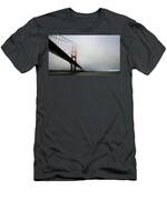 Golden Gate Bridge Disappears Into Misty Fog T-Shirt