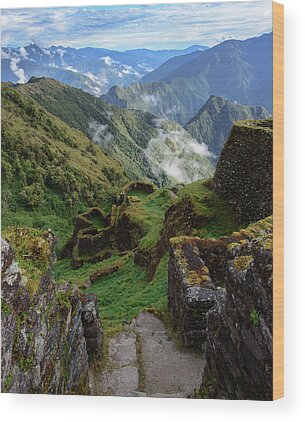 Mountain Wood Prints