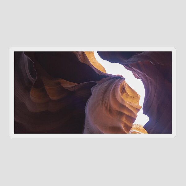 Antelope Canyon Curves And Light Play Sticker