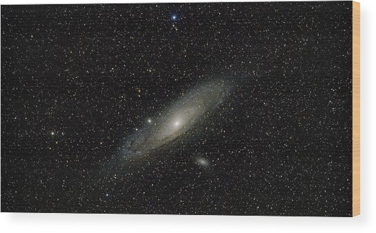 Vastness Of The Andromeda Galaxy Wood Print